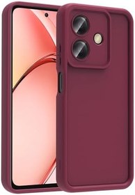 Resim PSR Aksesuar Ananas Serisi Kılıf | Kamera Korumalı Kapak | Şık Minimalist Tasarım & Darbeye Dayanıklı Koruma (Mürdüm, İnfinix Hot 30) 