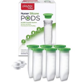 Resim FeyzaDesign Bebek Sütü Saklama Kapları, Dondurucu Uyumlu, Anti-Kolik, 6'lı, 178 ml 