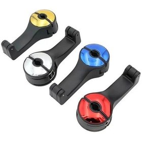 Resim Pazly Araç Başlık Askısı - 360 Dön. Gizli Kilitli, 10kg Taşıma, Telefon Tutucu Mavi Kırmızı 