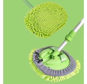 Resim MiraLive Yedek Bezli Mikrofiber Araba Yıkama Fırçası 