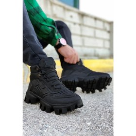 Resim Big King Siyah Dozer Taban Unisex Günlük Spor Bot Siyah 