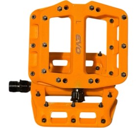 Resim Evo Turuncu Plastik Rulmanlı Platform Çivili Bisiklet Pedalı 
