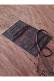 Resim English Leather Tutun Kesesi Cüzdan Tutun Çantası Kartlıklı %100 Gerçek Deri 
