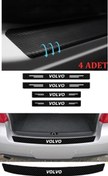Resim Volvo 850 İçin Uyumlu Aksesuar Oto Bağaj Ve Kapı Eşiği Sticker Set Karbon Kumraldede