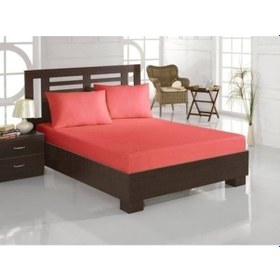 Resim Aslans Ranforce Çift Kişilik Kumaş Çarşaf Seti Mercan 160x200 