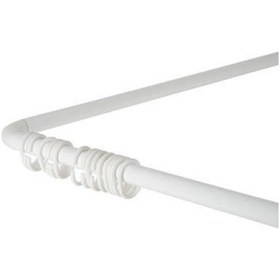 Resim Banyo Perde Borusu Halkalı Köşe Tip Çok Renkli 