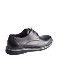 Resim Komcero 7416 Siyah Hakiki Deri Klasik Casual Erkek Ayakkabı-Siyah 