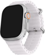 Resim Genel Markalar You Watch A8-A84PRO Silver & White Silicon Unisex Kol Saati 