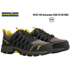 Resim Goodyear İş Ayakkabısı - Gy32-110 Outlander Esd Fo Sr Hro S1pl - 41 Siyah 