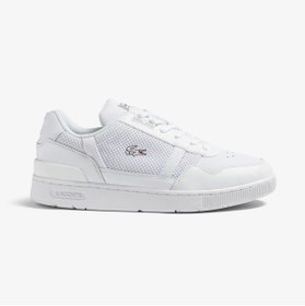 Resim Lacoste T-clip Piqué Erkek Beyaz Sneaker 