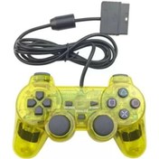 Resim Sarı Kablolu Gamepad Sony Ps2 Denetleyicisi İçin Sony Ps2/psx Joystick Sony Psone Joypad Kablolu Denetleyici Oyun Denetleyicisi Marka 