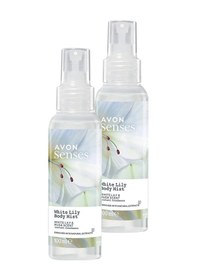 Resim Avon Senses Beyaz Zambak Vücut Spreyi 2 x 100 ML 