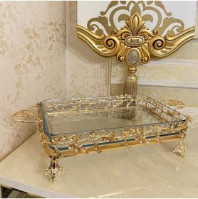 Resim İmren Collection Pirinç Gold Borcam Sunumluk 