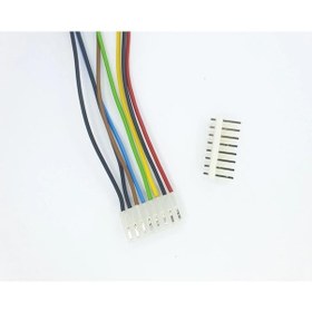 Resim Sanec 3,96mm 8 Pin Kablolu Konnektör Takım 10cm - 0,50mm - Çift Taraflı 