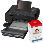 Resim Canon SELPHY CP1300 Siyah Fotoğraf Yazıcısı + Foto. Kağıdı (108'li) Seti (Canon Eurasia Garantili) 