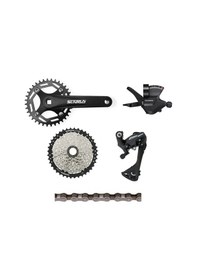 Resim Shimano 1x8 Vites Bisiklet Vites Takımı Siyah 