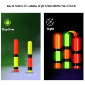 Resim Renk Değiştiren Işıklı Şamandıra Pilli Şamandıra 5 Gr Pilli Şaman 