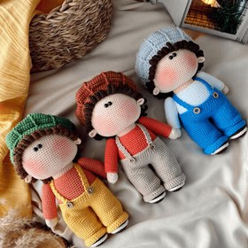 Resim Amigurumi Gilbert Oyuncak - Kırmızı 