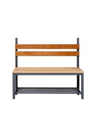 Resim Ayakkabılıklı 4 Ayaklı Tek Taraflı Bank, 5 Kanca, 100x43x170 Cm, Spor Bankı 