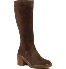Resim Marrone Çizme Kadın 25k12075xs Vergelio Suede Marrone 