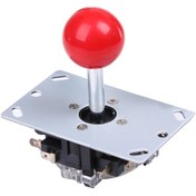 Resim Red-8 Yollu Arcade Oyunu Joystick Topu Joy Stick Kırmızı Top Değiştirme Dıy Kiti Oyun Aksesuarları 