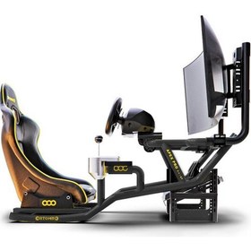 Resim ortombo Apex Pro F-1/gt Yarış Simulatörü Kokpit ( Gti Koltuklu ) 