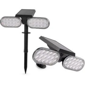 Resim ACK AG60-02851 10W/h Solar Led Çim Armatürü Kazıklı Yeşil Işık İkili 