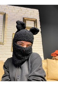 Resim EmgCraft Balaclava / Kar Maskesi / Balaklava Kedi Kulak Bere 
