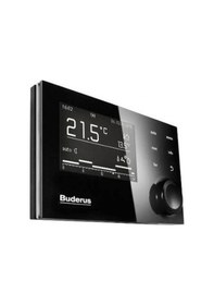 Resim Buderus RC310 Kablolu Oda Termostatı Siyah 