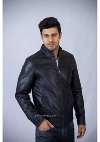 Resim Şahin Deri Spor Sade Slim Fit Deri Mont Siyah 