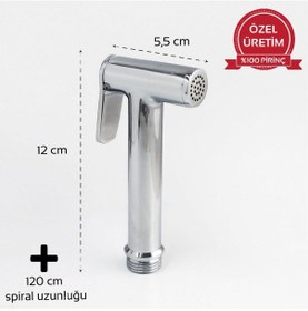 Resim Çapa Pirinç Tabancalı Taharetmatik 0946P Krom 