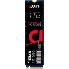 Resim ADDLINK S70 Lite 1TB 3200/2600 MB/s M.2 PCIe Gen3X4 NVMe SSD AD1TBS70LTM2P 