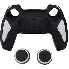 Resim Playstation 5 Dualsense Oyun Kolu Silikon Koruyucu Kılıf Ve Analog Koruyucu 