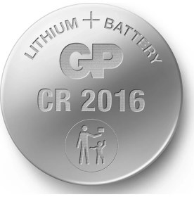 Resim Gp CR2016 3V Düğme Pil Lıtyum 5'li Blister 10 Kart 50 Adet 