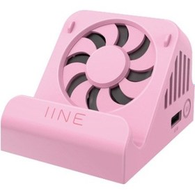 Resim Nintendo Switch Uyumlu Fan Soğutmalı Iıne Taşınabilir Video Dönüştürme Tabanı Hdmı Video Dönüştürücü Pembe-l389 