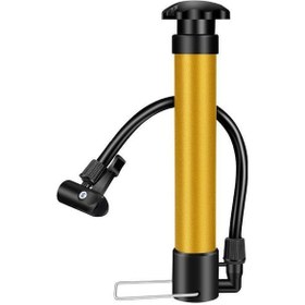 Resim Bisiklet Pompası Top Şişirme Araba El Hava Pompa İğne Hediyeli 