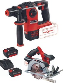 Resim Einhell Herocco 18v Kırıcı TE-CS 18/165/1 Daire Testere 2x4.0ah Akülü Set 
