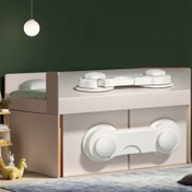 Resim 5 adet Anti-Pinch El Güvenlik Kilidi - Ayarlanabilir Plastik Dolap ve Çekmece Kilidi, Dönen ve Ezilen Kaza Hasarını Önler, Ev, Ofis, Mutfak, Banyo için Güvenli ve Koruyucu Ekipman, Mutfak Güvenlik Kilidi, Ofis Güvenlik Kilidi, Modern Güvenlik Kilidi, Dayanıklı Güvenlik Kilidi 