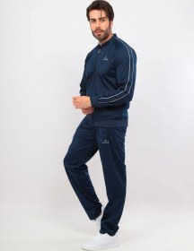 Resim Erkek Kolej Yaka Rashell Eşofman Takım Lacivert 