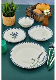 Resim Cooker 24 Parça Porselen Yemek Takımı Ckr4222 Çok Renkli 