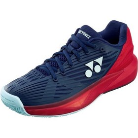 Resim Yonex Power Cushion Eclipsion 5 Lacivert Kırmızı Toprak & Sert Kort Erkek Tenis Ayakkabısı 