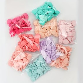 Resim 30 Adet Lateks İçermeyen Toz Pudra Ponponu, Sıvı Fondöten ve Kapatıcı için Uygun, Tüm Açık Bej Türlere Uyumlu, Dayanıklı Makyaj Süngeri 