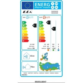 Resim E.c.a. Spylos Plus 24000 Btu A++ Inverter Duvar Tipi Klima - Montaj Dahil 