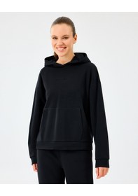 Resim Skechers W Essential Hoodie Sweatshirt Kadın Siyah Sweatshirt S2610013-3817 Siyah 