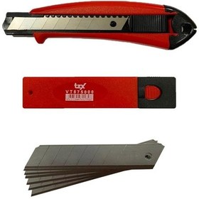 Resim Vip-Tec Vt875115 Askılı Maket Bıçağı 165X20MM + 10 Adet Yedek 