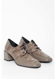 Resim Tamer Tanca Kadın Hakiki Deri Vizon Rugan Topuklu Ayakkabı 33 7461 Bn Ayk Sk23/24 Vızon Krsk Rgn Vizon 