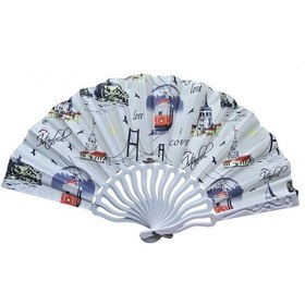 Resim Plastik Kumaş Yelpaze 12'li İstanbul - 9010206568830ynt 