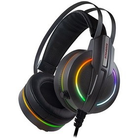 Resim Rampage RM-K6 STARK PLUS USB 7.1 Double RGB Efektli Metalik Gri Surround Gaming Oyuncu Mikrofonlu Kulaklık 