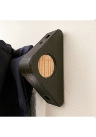 Resim Opencart Çubuk Olarak Ahşap Dübelli Perde Çubuk Braketi Sadece Plastik Aparattır 