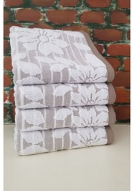 Resim Özdilek Terra 4'lü Havlu - Bej Çok Renkli 